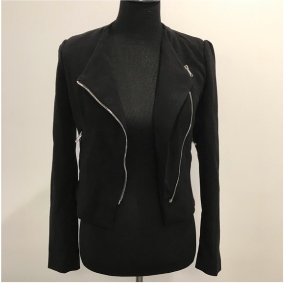 Zara Trafaluc Asymmetrical Jacket Sz M - Picture 4 of 10